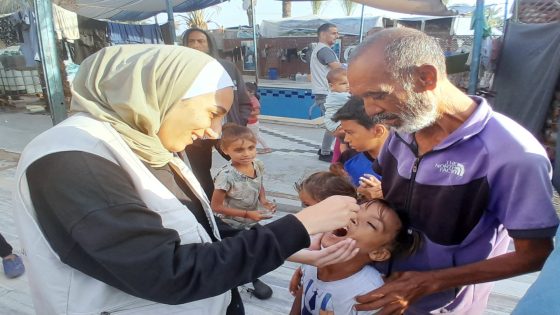 باستثناء الشمال.. انطلاق حملة التطعيم ضد “شلل الأطفال” في مدينة غزة