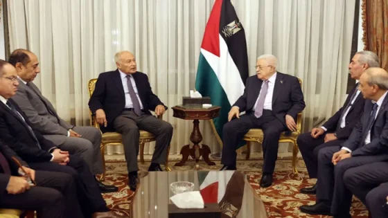 عباس وأبو الغيط يبحثان جهود وقف العدوان الإسرائيلي على غزة والضفة