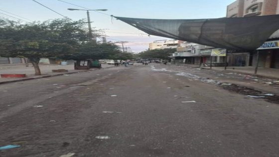 إغلاق الأسواق والبسطات جنوب ووسط القطاع