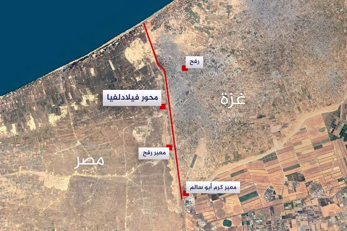 قناة عبرية تكشف موقف إسرائيل حول محور فيلادلفيا