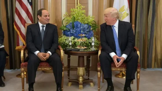 ترامب: السيسي سيستقبل الفلسطينيين من غزة