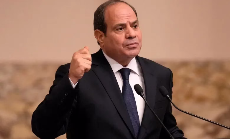الرئيس المصري يرحب باتفاق وقف إطلاق النار في غزة