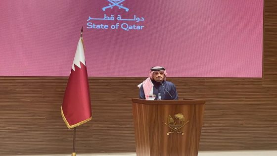 الصورة: مؤتمر صحفي في قطر بشأن التوصل إلى اتفاق لوقف إطلاق النار في غزة