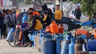 طوابير الغاز غزة jpg a be c abccb