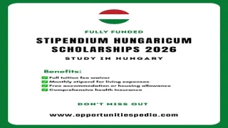 منحة المجر – منحة الحكومةالمجرية بالتفاصيل ممولة بالكامل