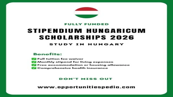 منحة المجر – منحة الحكومةالمجرية بالتفاصيل ممولة بالكامل