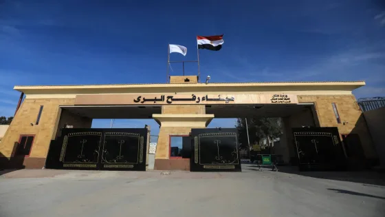 مكان: ضغط مصري على إسرائيل لفتح معبر رفح في كلا الاتجاهين