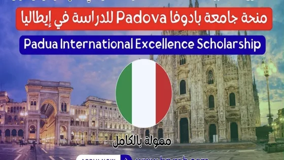رابط التقديم لمنحة جامعة بادوفا الإيطالية للتميز الدولي 2026 الممولة بالكامل