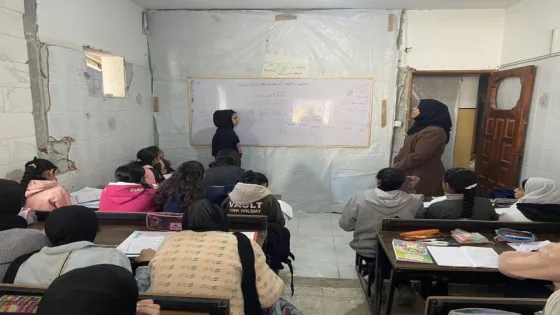 من بين الركام… مركز التميز يعيد الحياة للتعليم شمال غزة
