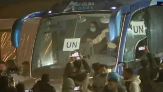 وصول أول حافلة تقل عددًا من العائدين إلى غزة عبر معبر رفح