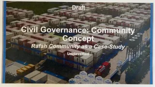 وثيقة تحدد الإطار الاستراتيجي لأول 100 يوم من عمل اللجنة الوطنية لغزة