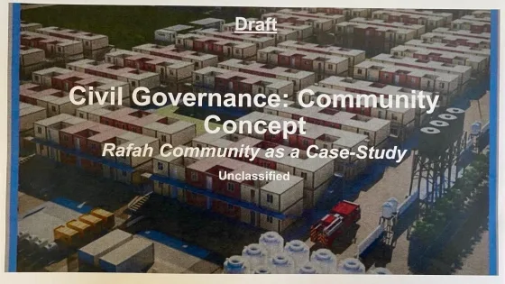 وثيقة تحدد الإطار الاستراتيجي لأول 100 يوم من عمل اللجنة الوطنية لغزة