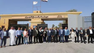 أعضاء لجنة الدفاع والأمن القومي في مجلس النواب يتفقدون معبر رفح البري