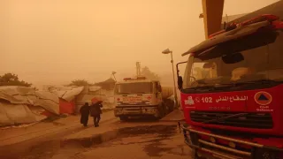 الدفاع المدني بغزة يدعو المواطنين لاتخاذ تدابير السلامة للوقاية من الكتلة المغبرة