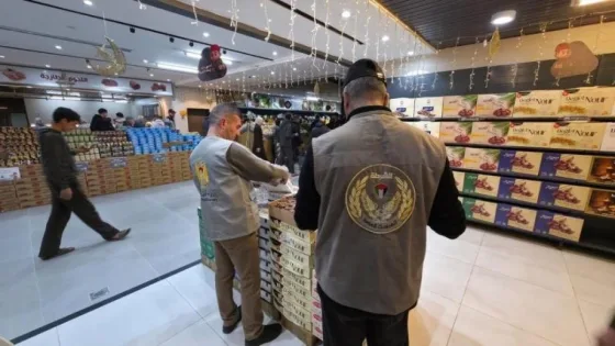 الاقتصاد تنفذ 1770 جولة تفتيشية على محلات تجارية ونقاط بيع في غزة