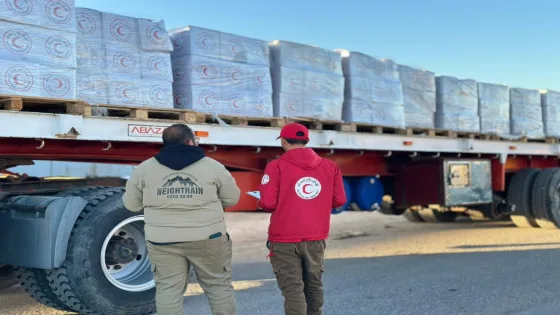 الهلال الأحمر المصري يواصل «زاد العزة» بإدخال آلاف الأطنان من المساعدات إلى غزة واستقبال دفعة جديدة من المصابين