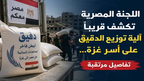 اللجنة المصرية تكشف قريبًا آلية توزيع الدقيق على أسر غزة… تفاصيل مرتقبة