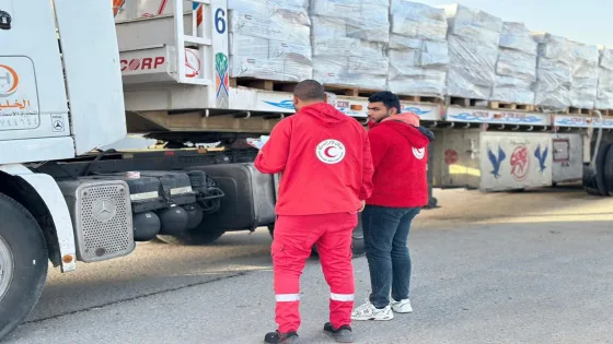 الهلال الأحمر المصري يطلق «زاد العزة 170» إلى غزة ويواصل إدخال المساعدات واستقبال المصابين