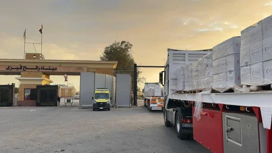 الهلال الأحمر المصري يواصل دعم غزة بآلاف الأطنان من المساعدات عبر قافلة «زاد العزة» 173