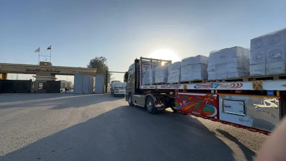 قافلة «زاد العزة 175» تنطلق إلى غزة محمّلة بأكثر من 5 آلاف طن من المساعدات الإنسانية