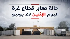 حالة معابر قطاع غزة اليوم الإثنين 23 يونيو 2026