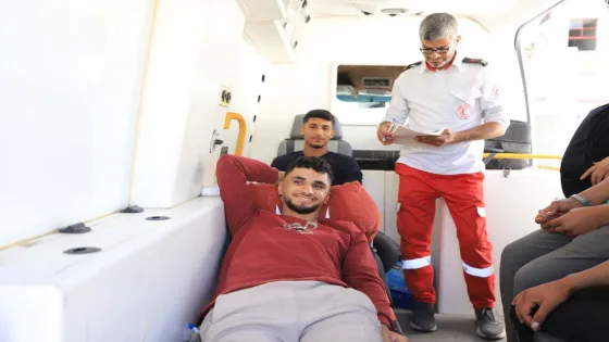 الهلال الأحمر الفلسطيني يشارك في إجلاء دفعة جديدة من مرضى ومصابي غزة عبر معبر رفح