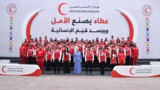 بحضور السيدة انتصار السيسي.. الهلال الأحمر المصري يعلن وصول مساعدات إنسانية قياسية إلى غزة