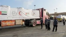 دخول 5 قوافل مساعدات إماراتية إلى قطاع غزة تحمل 792 طنًا من المساعدات الإغاثية