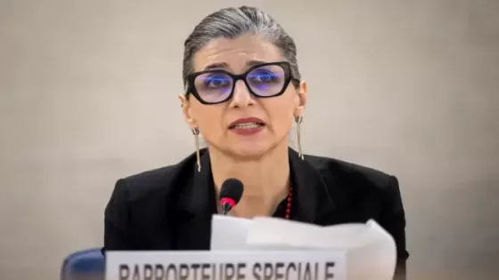 مقررة أممية تدعو إلى نشر قوة حماية دولية بشكل عاجل في الضفة وغزة